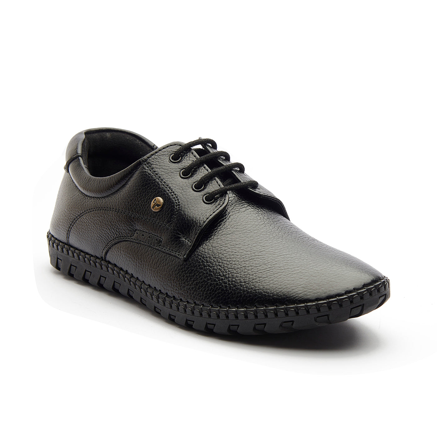 Comfy black deals leather shoes